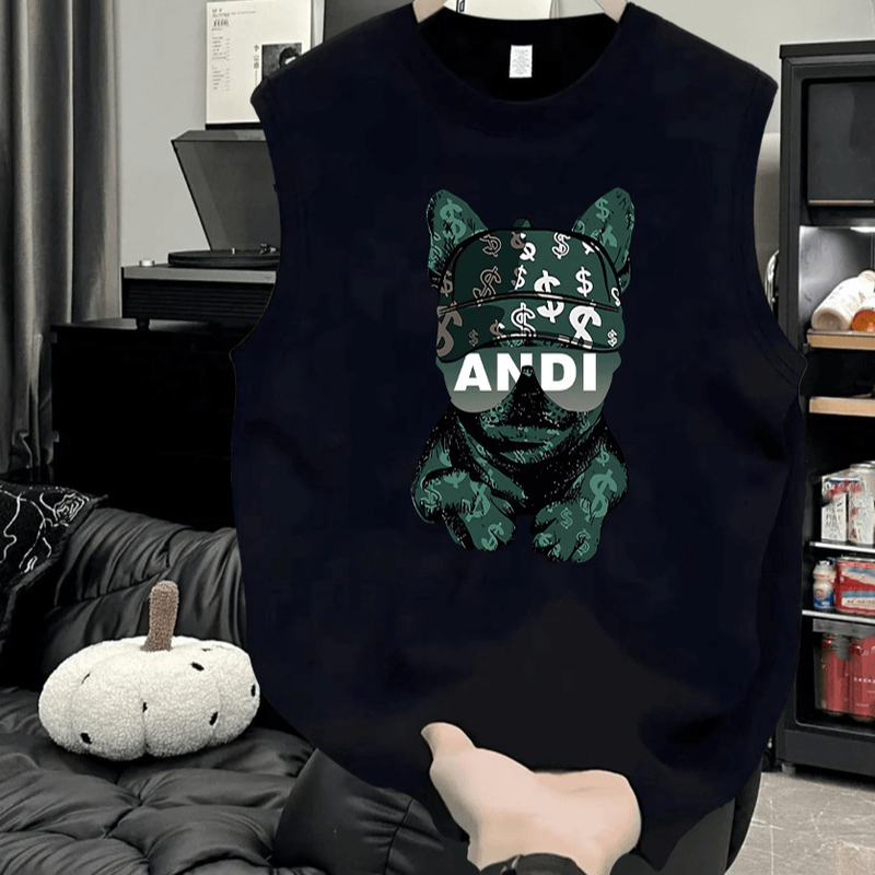Men's Clothing Summer Cotton Vest T Shirt Men New Style T Shirt Loose Large Size Couple Wear Men's Waistcoat_voghion.com