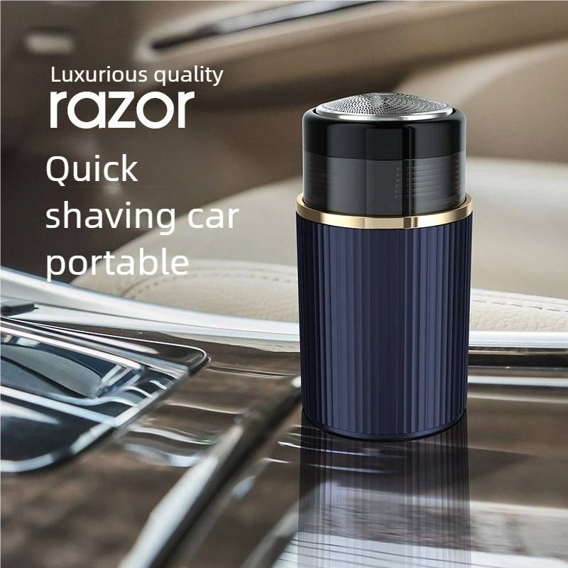 Men Electric Mini Shaver Rechargeable Type-c Charging Car Portable Led Digital Display Wet & Dry Shaver Men Women Home Razor_voghion.com