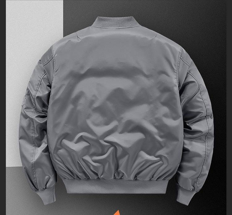 Chaqueta bomber de invierno para hombre, cortavientos, con cuello alto, relleno de plumón de pato Power de 900 pulgadas cúbicas, estilo cortavientos, corte ajustado, varios colores._voghion.com