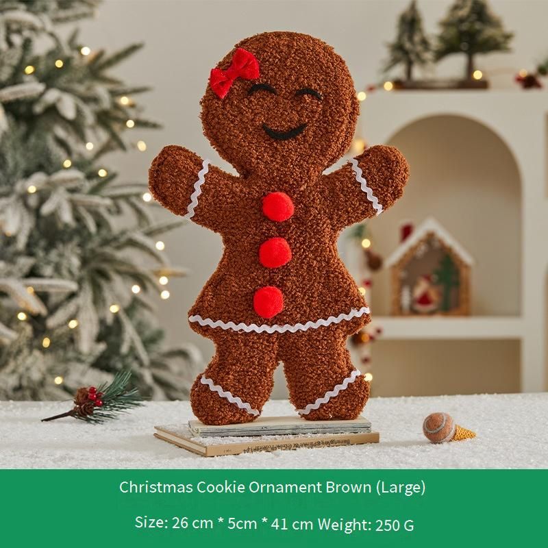 Christmas Gingerbread Ornaments – Handmade Soft Resin & Foam Cookie Decorations For Tree Hanging, Photo Props & Window Displays_voghion.com