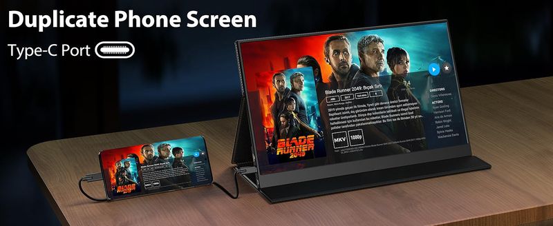 16.1-inch 2.5K Portable 144Hz Secondary Laptop Expansion Screen With External Monitor_voghion.com