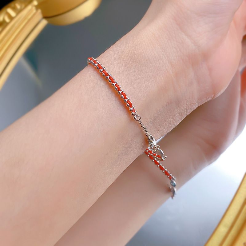 S Pure Sier Zodiac Jaar Rede Nieuwe Franse Rode Touw Armband Dames Transfer Sieraden_voghion.com