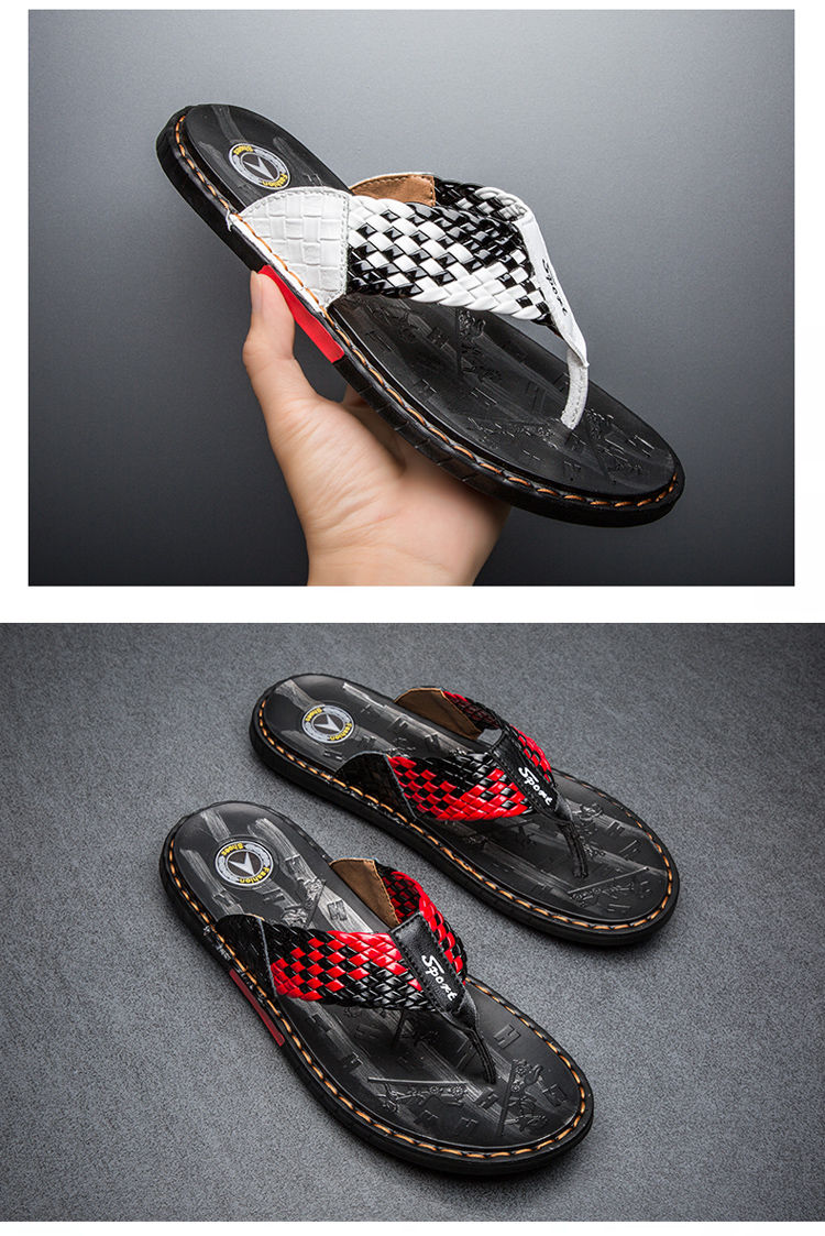 Infradito da esterno versatili tendenza estiva onalizzate scarpe alla moda da uomo, nuovi sandali da indossare all'aperto, alla moda_voghion.com