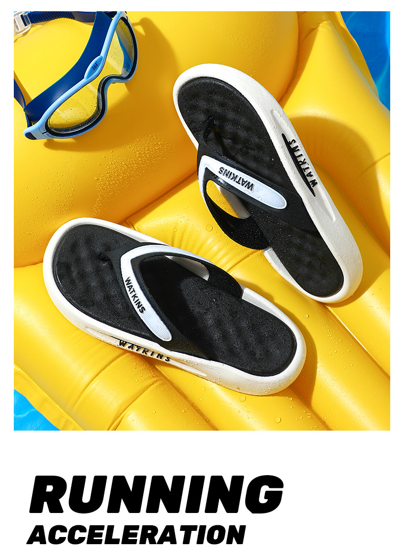 Men's Sandals Flip-Flops Pool Rubber Arch Support Orthotic_voghion.com
