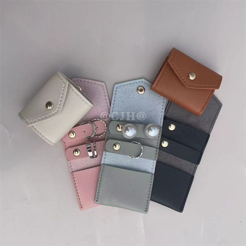 PU lederen mini-sieradentasje, zilvergoud, kleine opbergtas, Palm kleine sieradentasje_voghion.com