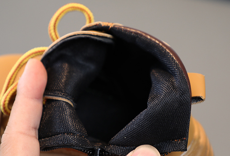 Höst och vinter Nya barnskor Små och medelstora barns mjuka sula Martin Boots Enkelstövlar för pojkar och_voghion.com