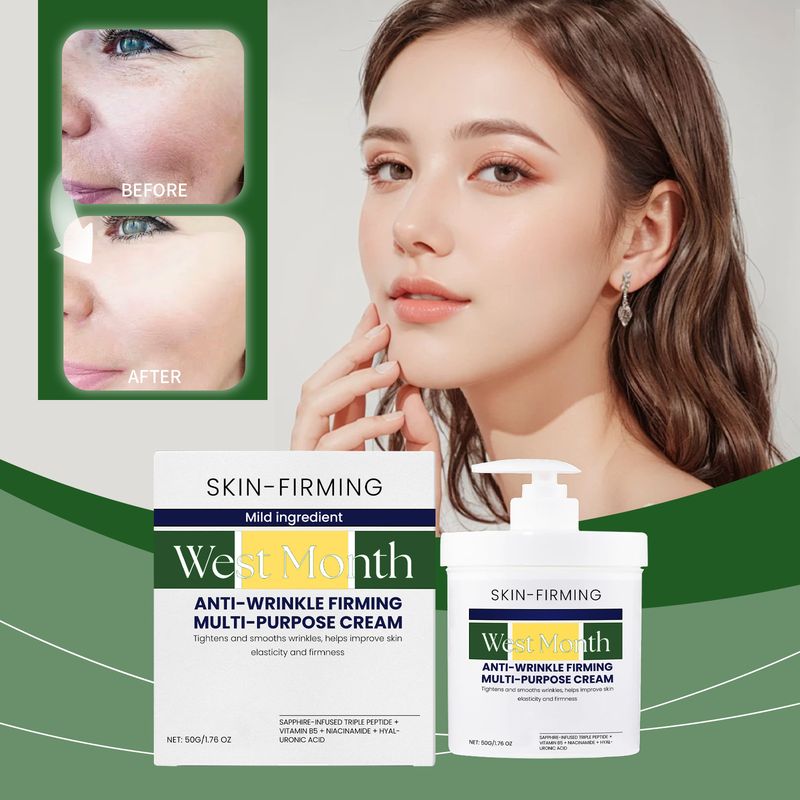 West Month Moisturizing&Firming Face Cream Facial Care Mild Moisturizing&Brightening Skin Moisturizing Cream_voghion.com