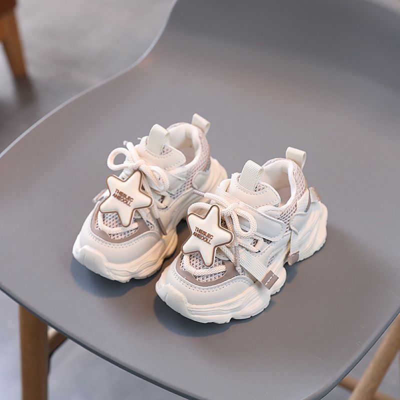 SHLIANG Kinder-Sneakers Mesh Atmungsaktive Mädchen-Jungen-Sneakers Weiche Sohlen Rutschfeste Laufschuhe Kinder Freizeitschuhe S070B_voghion.com