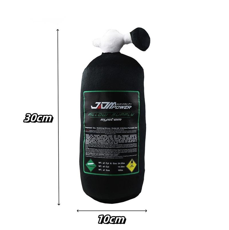 Hot Selling NOS JDM Modified Nitrogen Bottle Neck Lendenkussen Auto-interieur Hoofdsteun Accessoires_voghion.com
