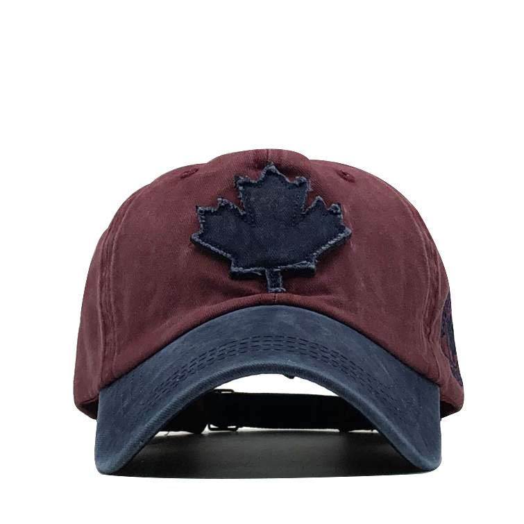 Unisex Color blocked washed retro distressed duckbill cap, versatile men's cap, women's cap, sun protection duckbill cap, sun visor cap_voghion.com