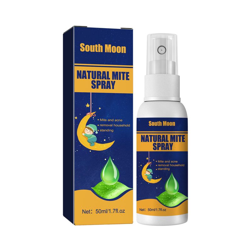 South Moon Natürliches Milbenspray, Spray zur Entfernung von Milben und Läuseeiern aus Schlafzimmer, Sofa, Bettwäsche und Textilien_voghion.com