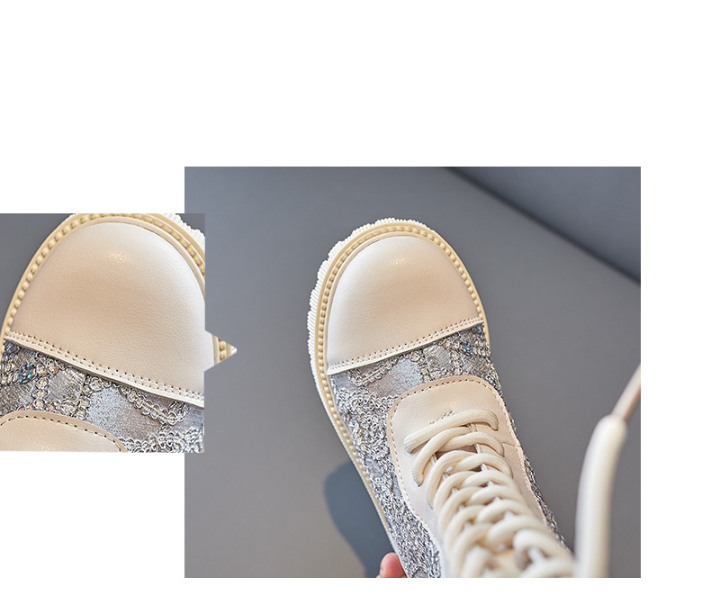 Meisjes Enkele Laars Herfst/Winter Kinderen Lovertjes Prinses Hoge Laarzen Mode Antislip Laarzen Voor Meisjes_voghion.com