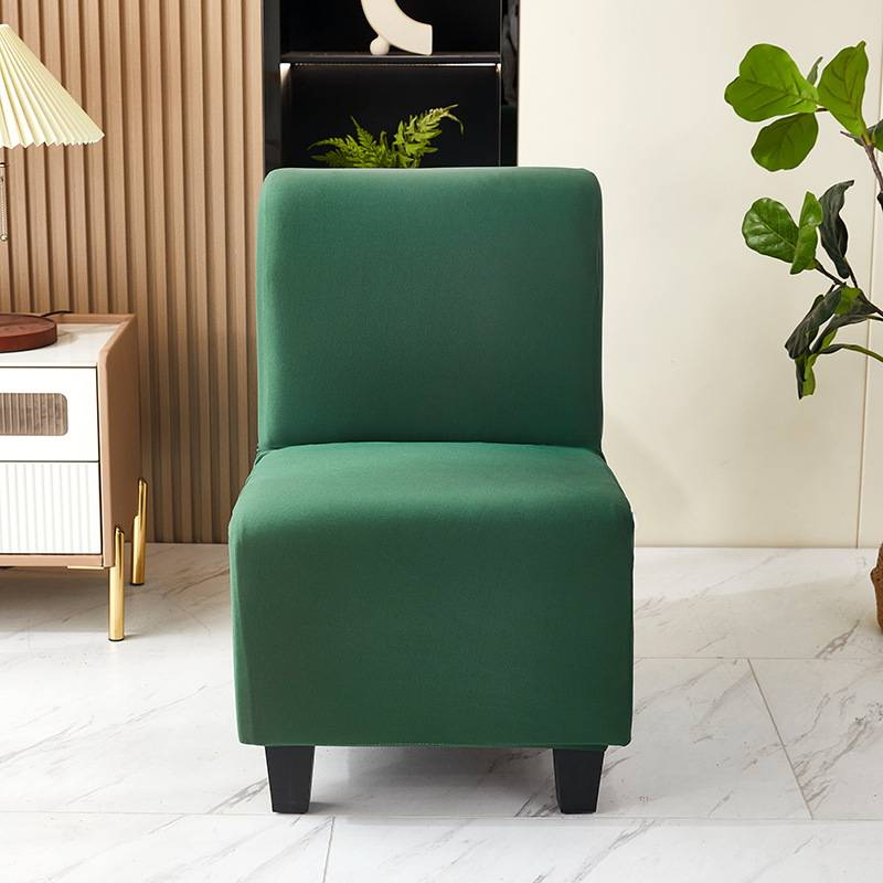 I produttori all'ingrosso elastico tinta unita divano copertura della sedia senza braccioli copridivano singolo caffè copertura completa sgabello grasso_voghion.com