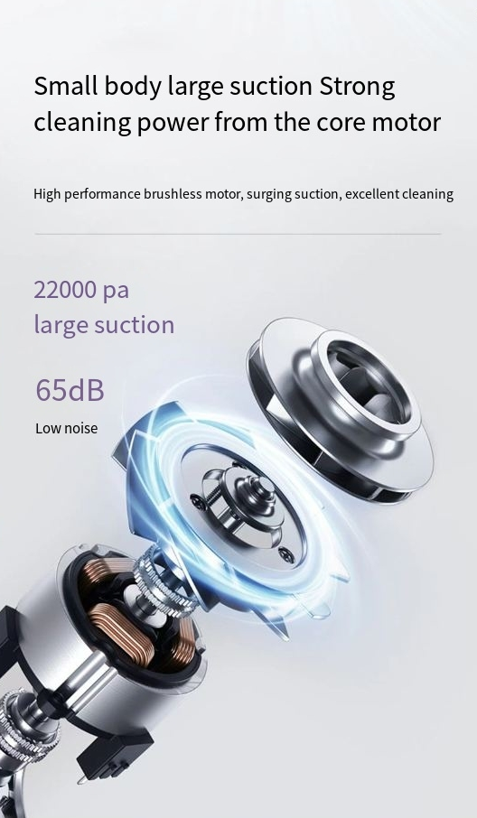 Dammsugare för hushållens handhållna kraftfulla trådlösa dammsugare för mattrengöring med hög effekt_voghion.com