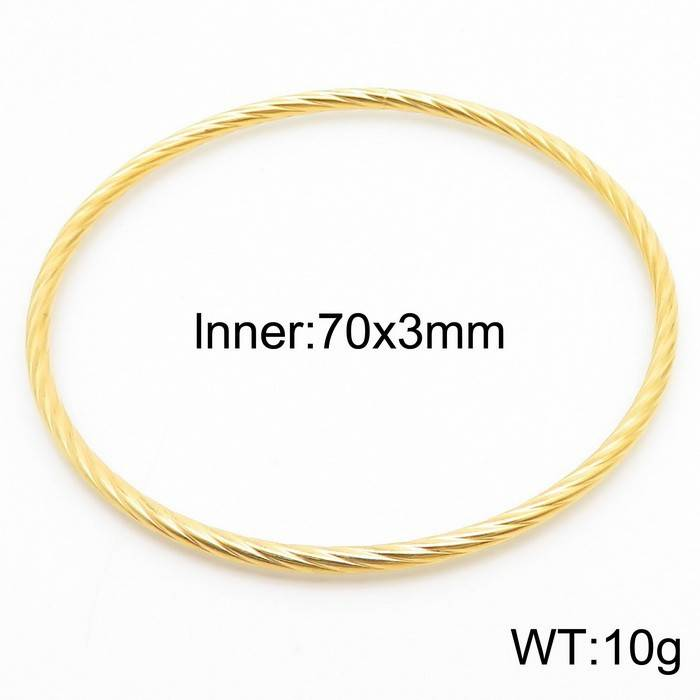 Modeschmuck Temperamt Beliebte Multi Layer Stacking Coil Vergoldet 3mm Plain Ring Titan Stahl Armband Für_voghion.com