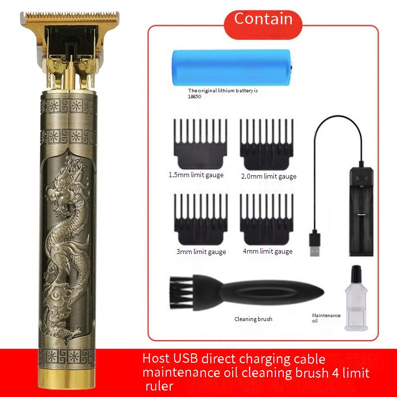 T9 Professional Hair Clipper - Rechargeable Cordless Trimmer For Bald & Fade Haircuts_voghion.com