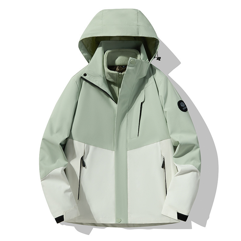 Giacca da avventura unisex per tutte le stagioni: guscio esterno antivento e impermeabile per escursionismo ed esplorazione urbana (18 colori, dalla S alla 6XL)_voghion.com