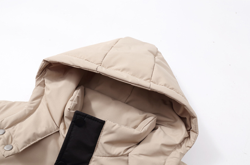 Winddichte Kinderjacke mit Fleecefutter und Kapuze, Outdoor-Sportmantel für Jungen und Mädchen (Schwarz/Lavendel/Armeegrün/Braun/Rot), 120–160 cm_voghion.com
