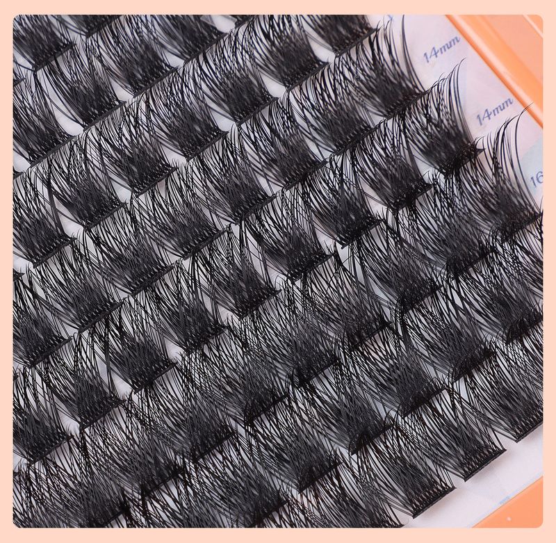 Makeup Diy Single Cluster Of False Eyelashes Natural Thick Mixed Segmented 8 16mm Eyelashes_voghion.com