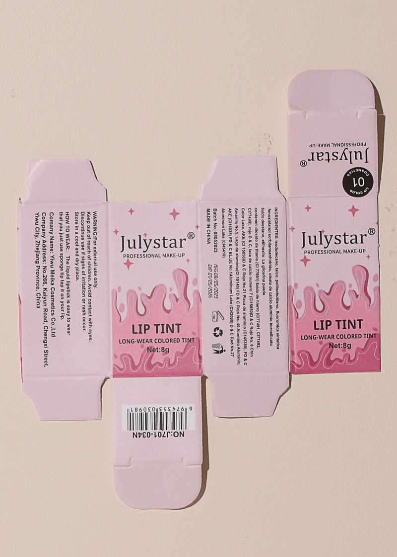 6 Feuchtigkeitsglasur, langanhaltendes und nicht verblassendes, färbendes Flüssig-Make-up, hinterlässt keine Flecken, Tassenfarbe, matte Lippen, rotes Wasser_voghion.com