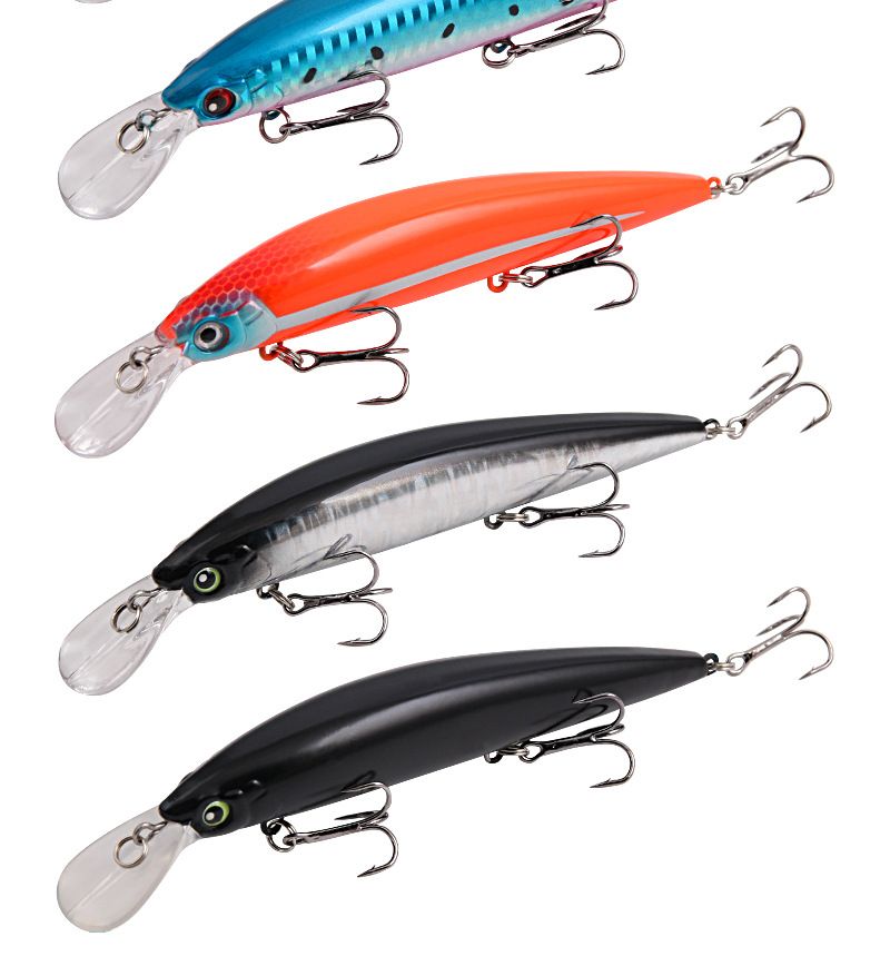 Lure Bait Laser Long Distance Casting Sinking ABS Lead Block Minnow 15.2cm36g Three Hook Perch Freshwater Sea Fishing Bait_voghion.com