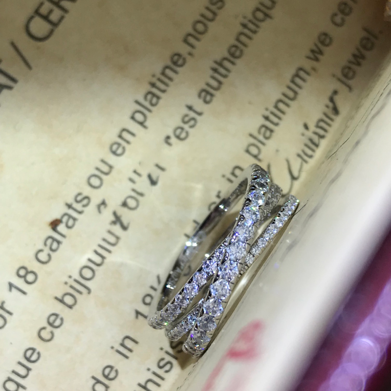 Luxury Zircon Heart Ring from European and American Brands, Adjustable Water Diamond Ring for Women, Engagement Wedding Jewelry, Fashion Girlfriend_voghion.com