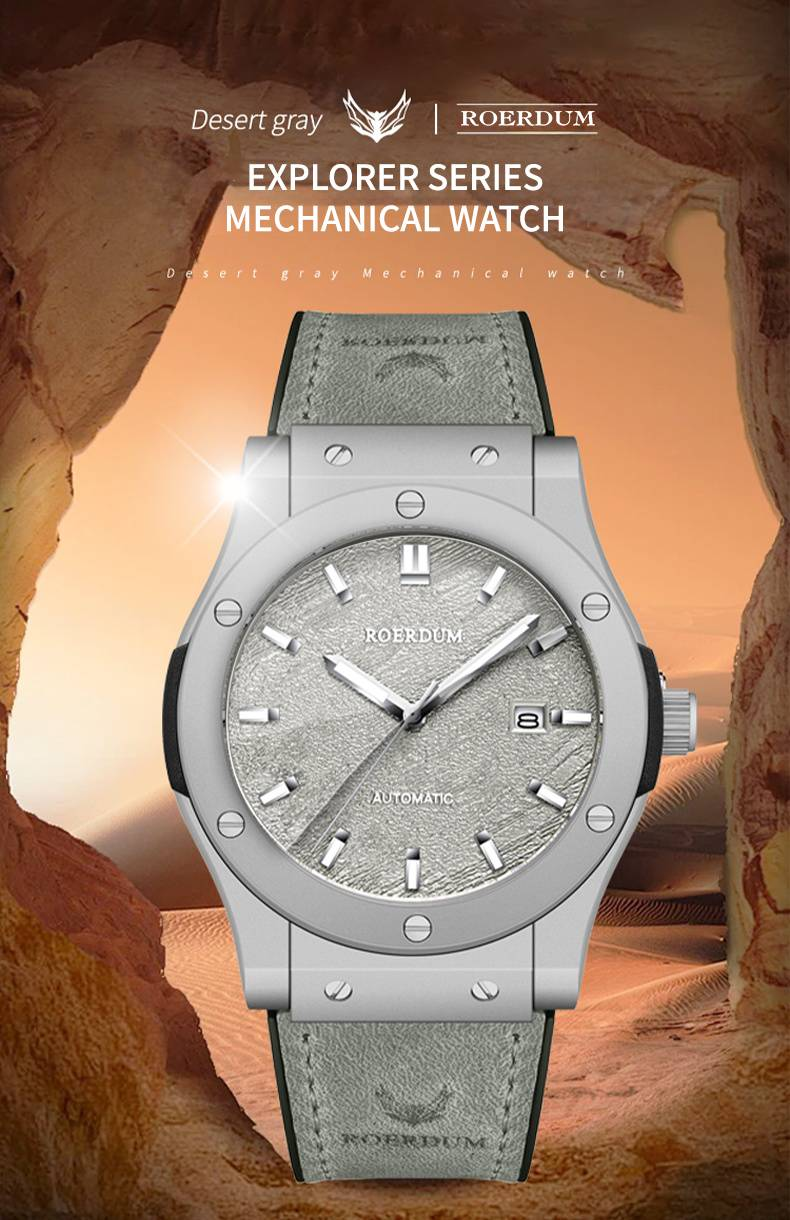 Explorer Series - Multi-functional Sier Luminous Dial Genuine Leather Strap Stylish Minimalist Versatile Men's Nical_voghion.com