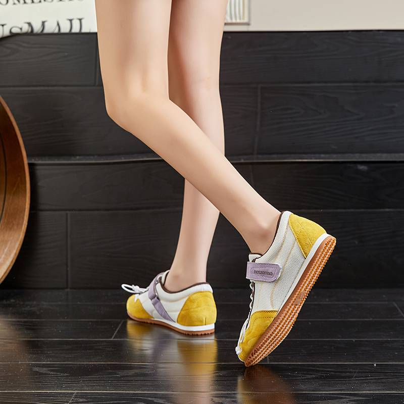 MingLiu Ura Grass Pigskin Inlegzool Forrest Gump Schoenen Voor Dames In Lente En Zomer 2025, Nieuwe Velcro Trainingsschoenen, Veelzijdige Casual Schoenen_voghion.com