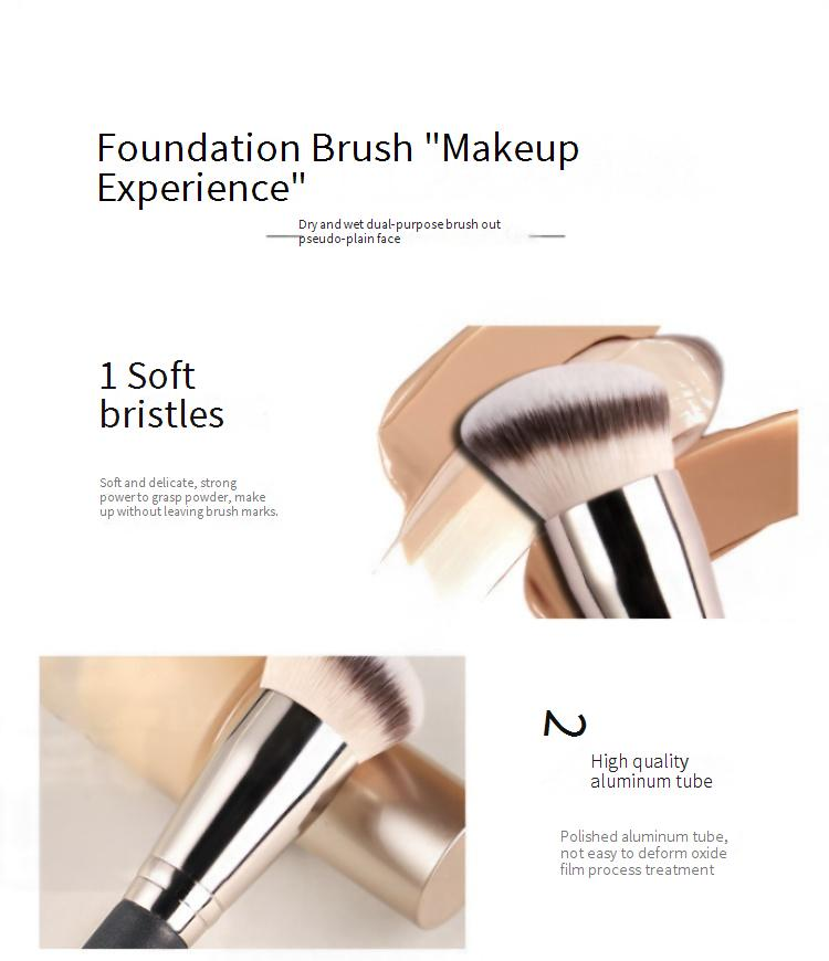 Narzędzia i akcesoria do makijażu Najlepiej sprzedający się pędzel do podkładu 170 Oblique, pędzel do korektora No Brush Mark 270 Cangzhou Makeup Brush_voghion.com