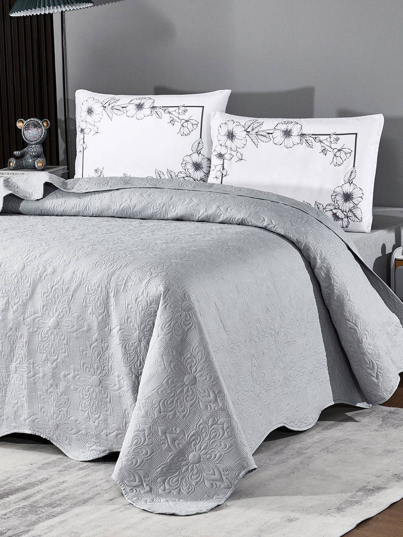 CG04 Sunflower Bed Cover Set, Suitable For Bedrooms And Living Rooms (1* Bedspread +2* Pillowcase, No Duvet Core Or Pillow Core)_voghion.com