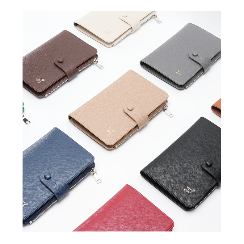 Porta carte Porta carte Porta biglietti RFID Antifurto Porta biglietti da visita in pelle PU Porta passaporto integrato Libretto identificativo portatile Motivo a croce_voghion.com