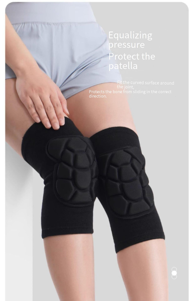 Professional Knee Pads For Tactical Training, Volleyball, Skiing & Outdoor Sports – Thickened Anti-Slip Protection – Pair Pack (Black, S/M/L)_voghion.com