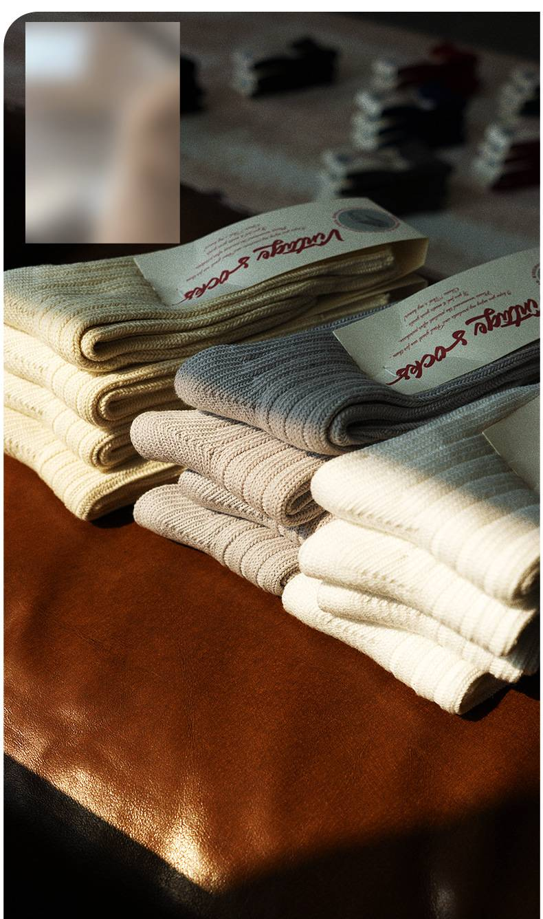 Calzini da uomo, spessi calzini lavorati a maglia, traspiranti, lunghi calzini a tubo medio da esterno, giapponesi, retrò, per ragazzi e ragazze, bianchi, autunnali e invernali, semplici calzini in cotone_voghion.com