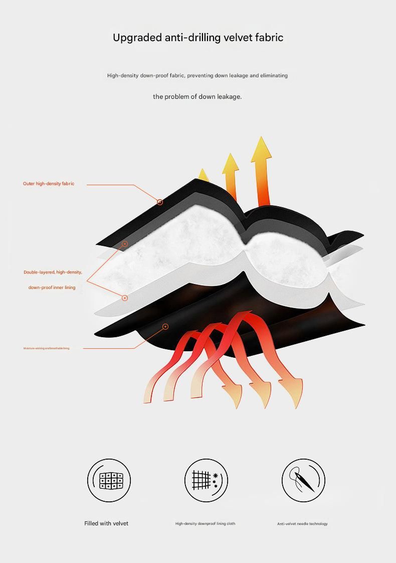 Premium Unisex Hooded Down Jacket - 90% High-Fill Power Duck/Goose Down Lightweight Insulated Jacket For All Seasons_voghion.com