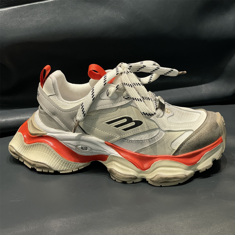 Autunno/Inverno 2023 Nuovo Spessa Suola Parigi Cargo Dad Liu Haoran Stesso Stile Walking Show Elevated Sport Scarpe da Donna_voghion.com