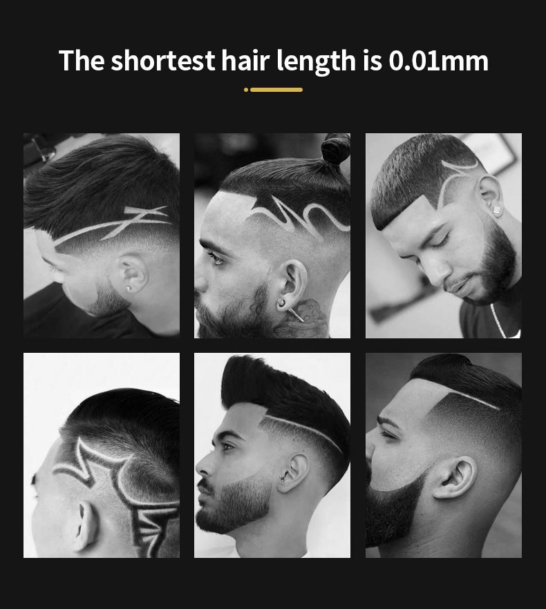 Professional Hair Clipper With Digital Display, USB Rechargeable, Cordless Hair Trimmer For Men & Women, Stainless Steel Blade, Quiet Motor_voghion.com