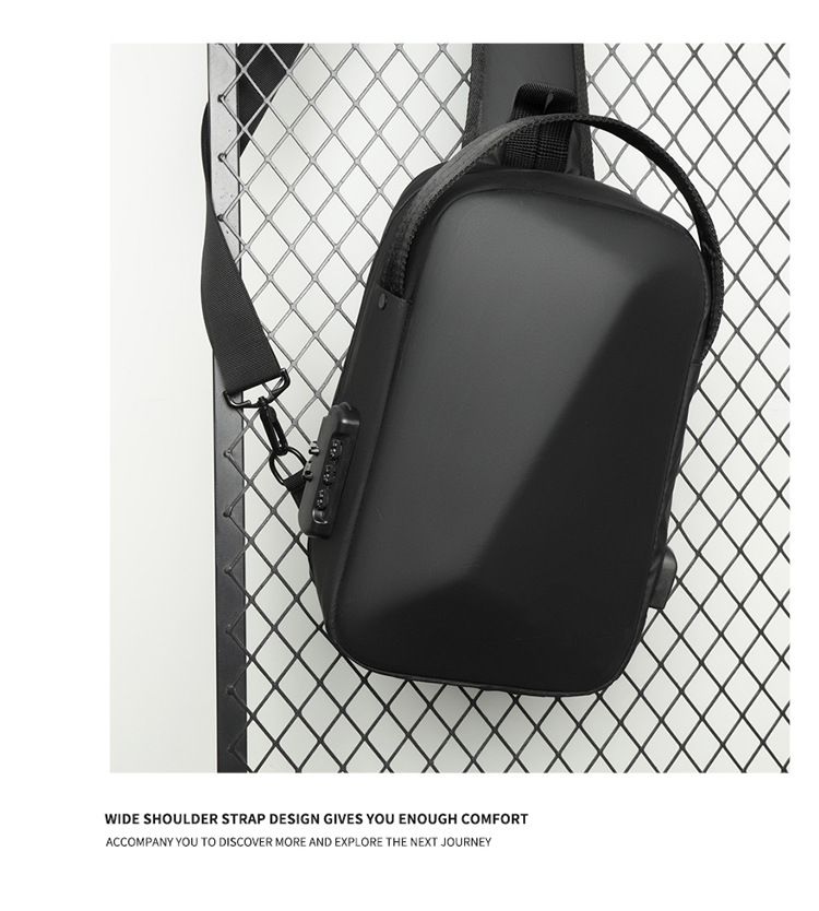 Große Kapazität Outdoor-Radsport-Crossbody für Männer, multifunktionale USB-Lade-Umhängetasche, einfach und vielseitig_voghion.com