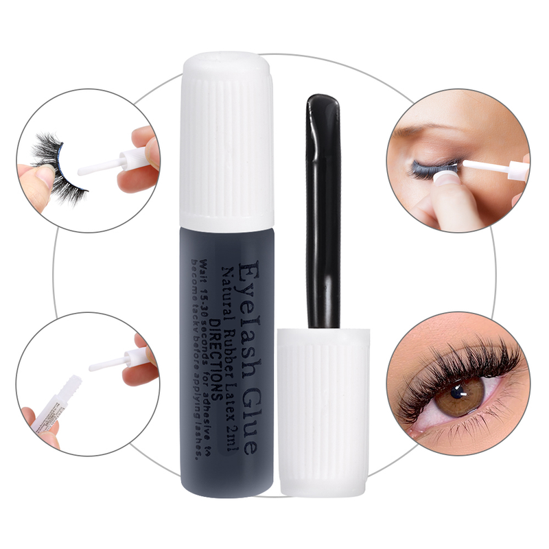 1/3PCS Zwart Wit Professionele Wimpers Lijm Niet-irriterend Waterproof Eye Lash Lijm voor Valse Wimpers Extensio es_voghion.com