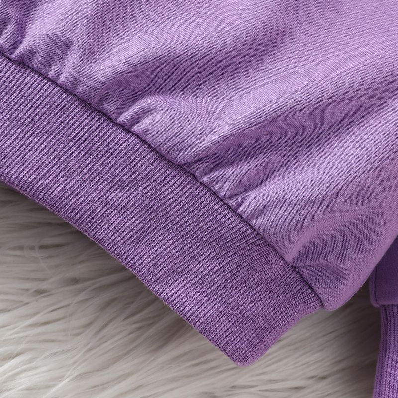 2024 Carino neonato e bambino piccolo abbigliamento per bambini lettera ricamata felpa con cappuccio pantaloni set_voghion.com