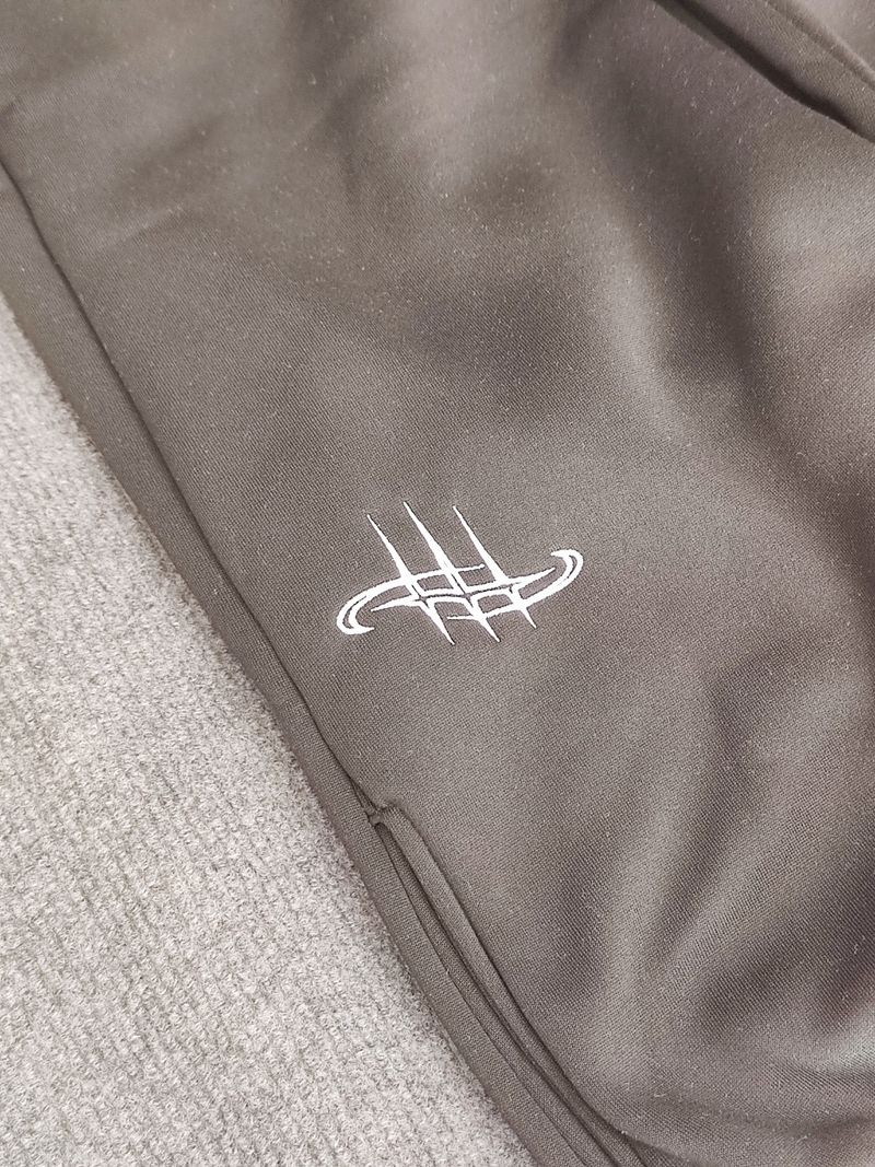 Men's Clothing Autumn And Winter Plus Velvet Sweatpants Women Elastic Waist Drawstring Sports Letter Embroidery Loose Straight Women's Casual Trousers_voghion.com