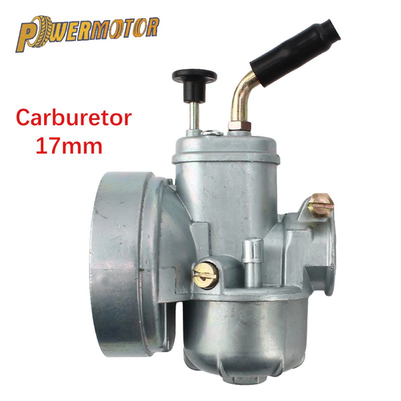 PowerMotor mootorratta karburaator 17 mm PUCH 17 Bing Dax asendusjalgratta karburaatoriga Mopeed Bike Fit PUCH 17 mm Carb Bing Style_voghion.com