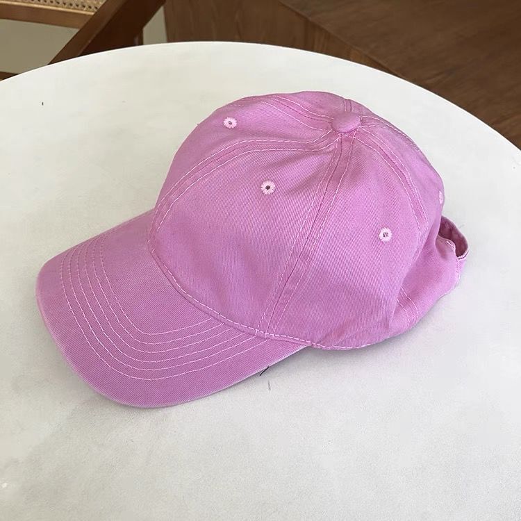 Unschlagbare Qualität gewaschene Baumwolle bestickt Soft Top Duckbill aus alten Denim Hut Licht Platte Sand gewaschen Baseball Cap_voghion.com