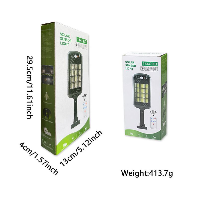 Zonne-energie buiten waterdichte binnenplaats inductie LED, COB straatverlichting hoog vermogen integratie met afstandsbediening_voghion.com