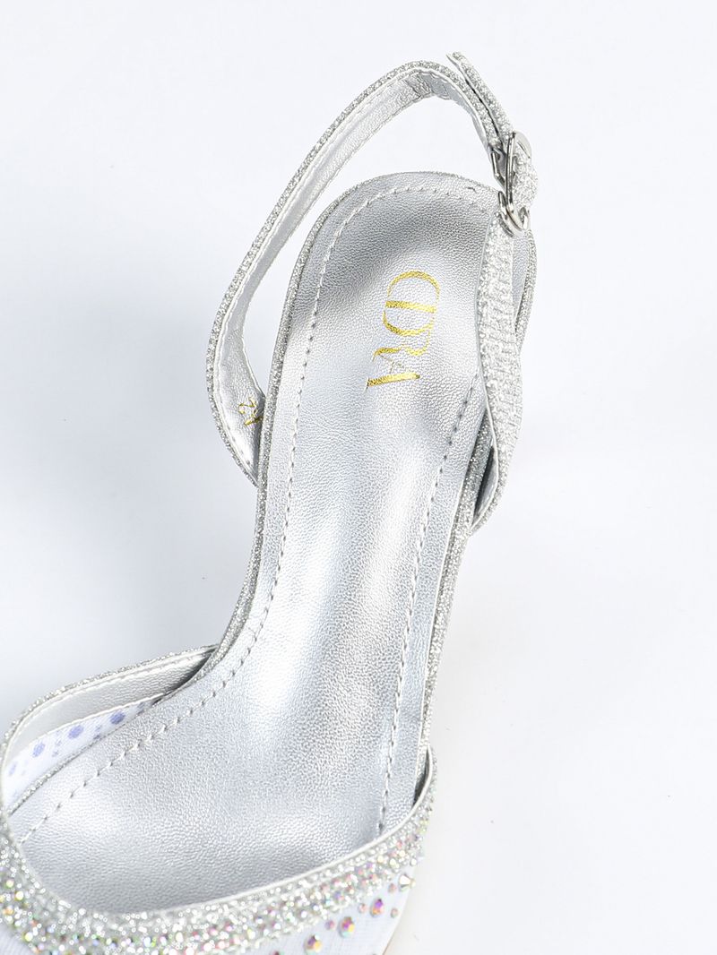 New Fairy Wind Rhinestones Breathable Mesh Fine Heel Overtop Sandals_voghion.com