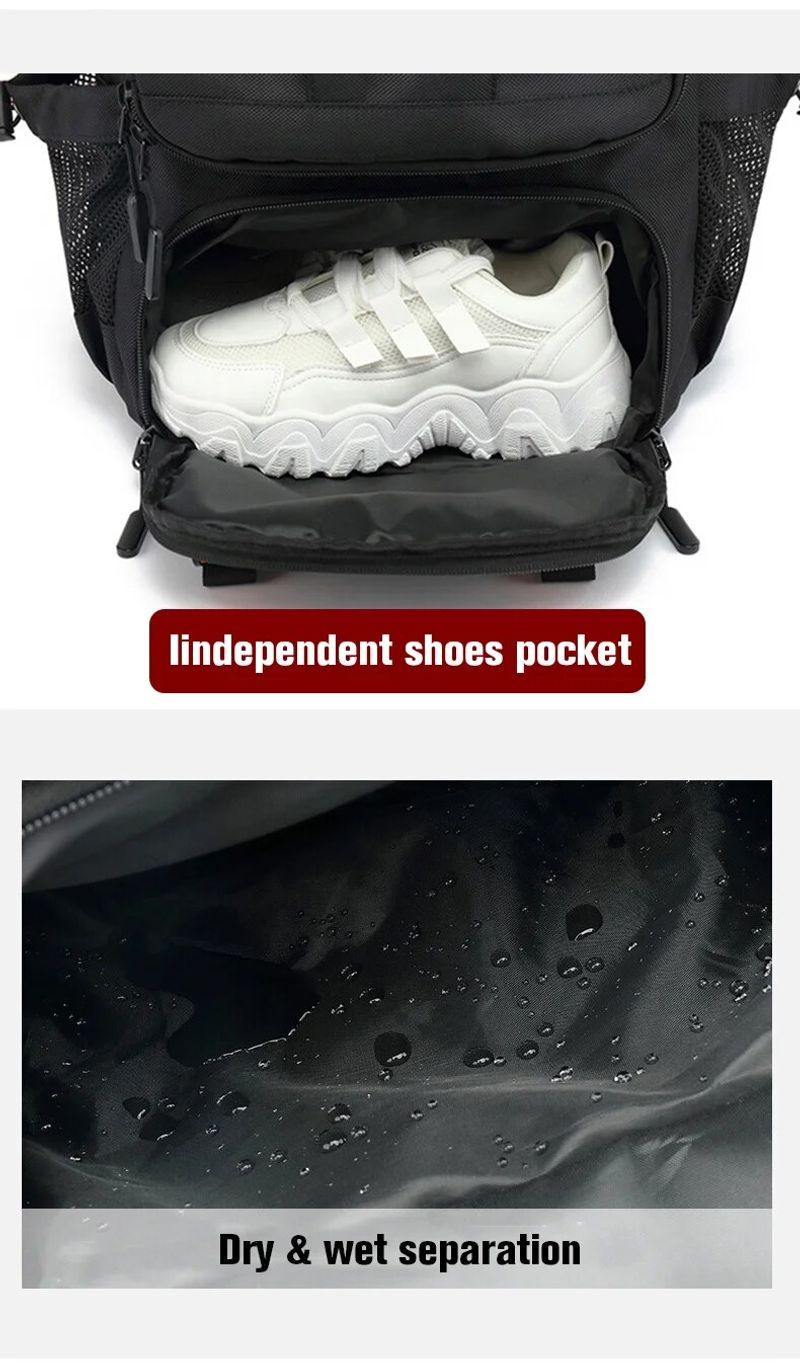 80L Laptop Rucksack Männer 50L Bergsteigen Sport Reisetasche Mochilas Multifunktionale Camping Wandern Langlebige_voghion.com