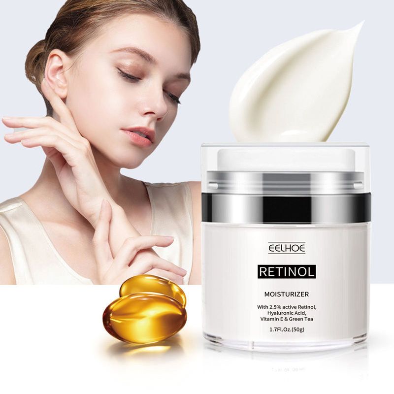 EELHOE Retinol gezichtscrème kan fijne lijntjes verminderen, hydrateren, bevochtigen en de elasticiteit van de gezichtshuid rond de ogen verbeteren_voghion.com