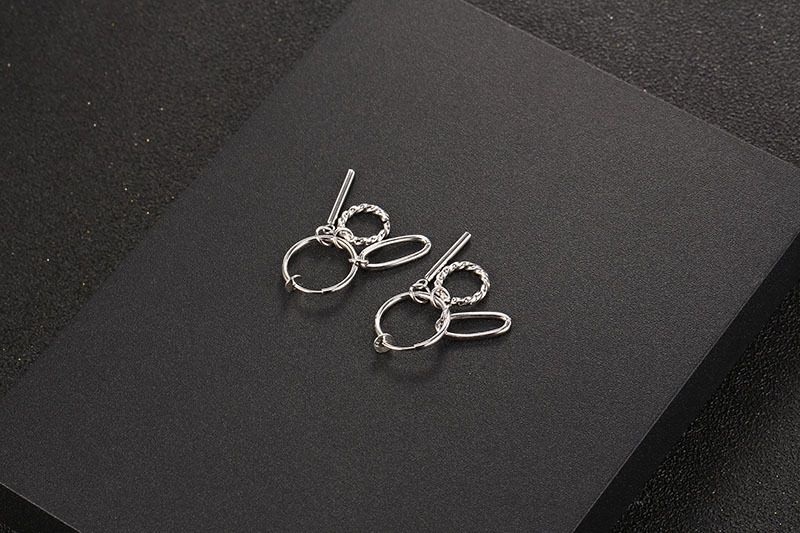 Men's Earrings Street Hip Hop Men's Hole Free Earrings Personality Tassel Earrings Creative Ear Buckles YE045 Geometry_voghion.com