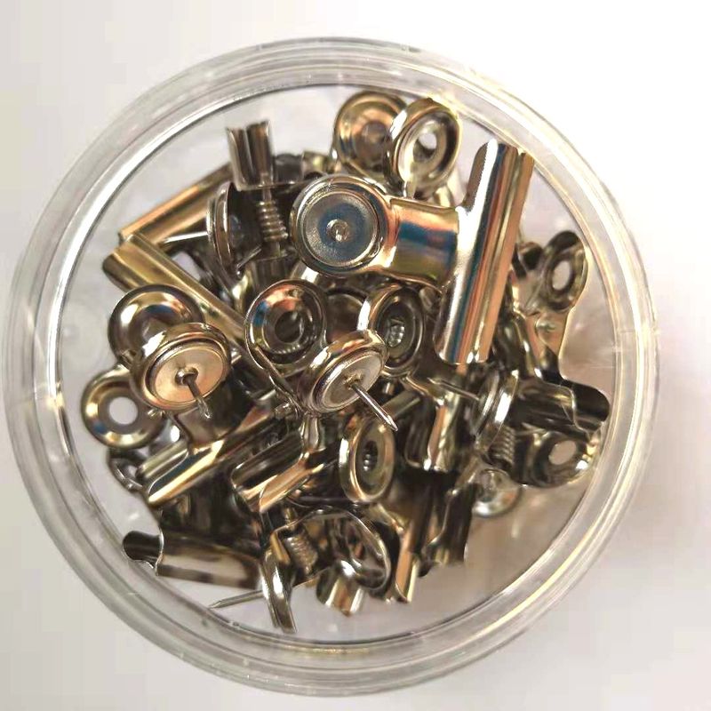 Kreativer Reißzweckenclip aus Metall direkt ab Werk, Roségold/Schwarz, optionaler Reißzweckenclip aus Metall_voghion.com