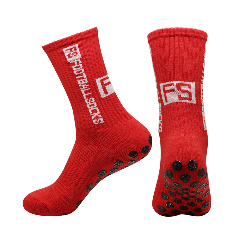 DragonflyDreams 3/4/8 Pairs Non Slip Sport Soccer Socks Anti Slip Football Baseball Unisex Athletic Socks With Grip Pads_voghion.com