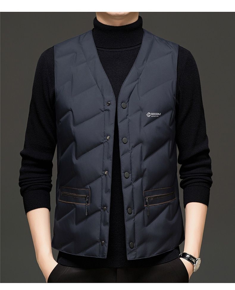 Gilet thermique sans manches en graphène haut de gamme pour homme, automne-hiver, style décontracté, de marque Pulse Cross-Border Foreign Trade_voghion.com